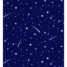 Lewis & Irene Tomtens Village - Shooting stars on dark blue 