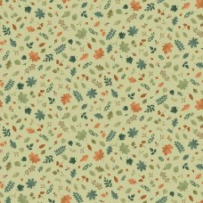Makower Hello Autumn - Foliage cascade green 097-G
