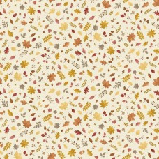 Makower Hello Autumn - Foliage cascade cream 097-Q