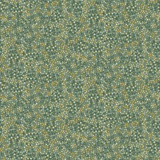 Makower Hello Autumn - Mini blooms teal 100-T
