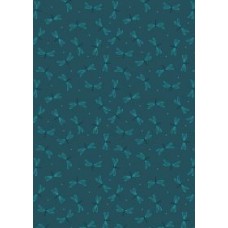 Lewis & Irene On the Lake - Dragonfly on dark teal