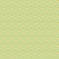 Andover Fabrics Plain and Simple - Tri flower pistachio 002-G