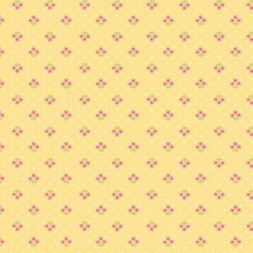 Andover Fabrics Plain and Simple - Tri flower yellow 002-Y