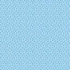 Andover Fabrics Plain and Simple - Heart vine sky 004-B