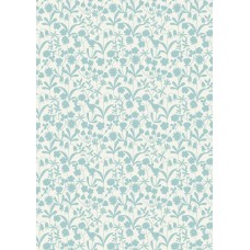 Lewis & Irene Bluebell Wood reloved - Duck egg floral silhouette 