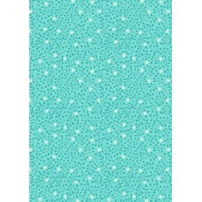 Lewis & Irene Spring Treats - Mini heart floral blue