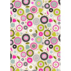 Lewis & Irene Inflorescence - Multi sketchbook flowers with pink neon