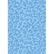 Lewis & Irene Forget-me-not Lane - Forget me not on light blue