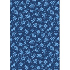 Lewis & Irene Forget-me-not Lane - Forget me not on dark blue