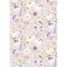 Lewis & Irene Floral Song by Cassandra Connolly - Bloom on light pink