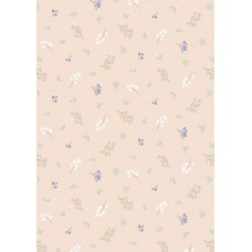 Lewis & Irene Sky Garden by Cassandra Connolly - Scattered Sprig - Pale Peach - CC58.2 Lewis & Irene Sky Garden by Cassandra Connolly - Scattered Sprig - Pale Peach - CC58.2