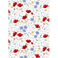 Lewis & Irene Forever Blooms by Cassandra Connolly - Wild Blooms - white - CC61.1 Lewis & Irene Forever Blooms by Cassandra Connolly - Wild Blooms - white - CC61.1