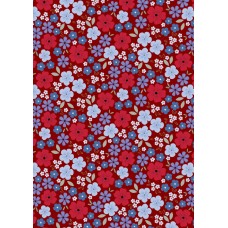 Lewis & Irene Forever Blooms by Cassandra Connolly - Floral Palette - claret - CC62.3 Lewis & Irene Forever Blooms by Cassandra Connolly - Floral Palette - claret - CC62.3