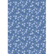 Lewis & Irene Forever Blooms by Cassandra Connolly - Forevermore - mid Blue - CC64.2 Lewis & Irene Forever Blooms by Cassandra Connolly - Forevermore - mid Blue - CC64.2