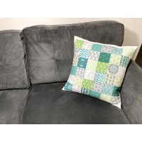 Quilted cushion -  20 x 20 inches