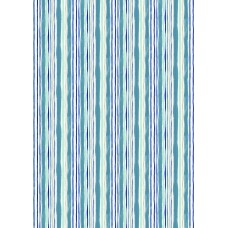 Lewis & Irene Hajime by Stuart Hillard - Multi stripe pale blues