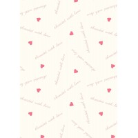 *New* Lewis & Irene Wide width 108" - Pink threaded with love