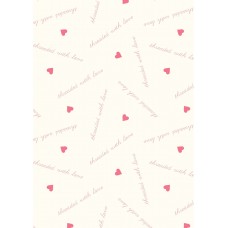 *New* Lewis & Irene Wide width 108" - Pink threaded with love